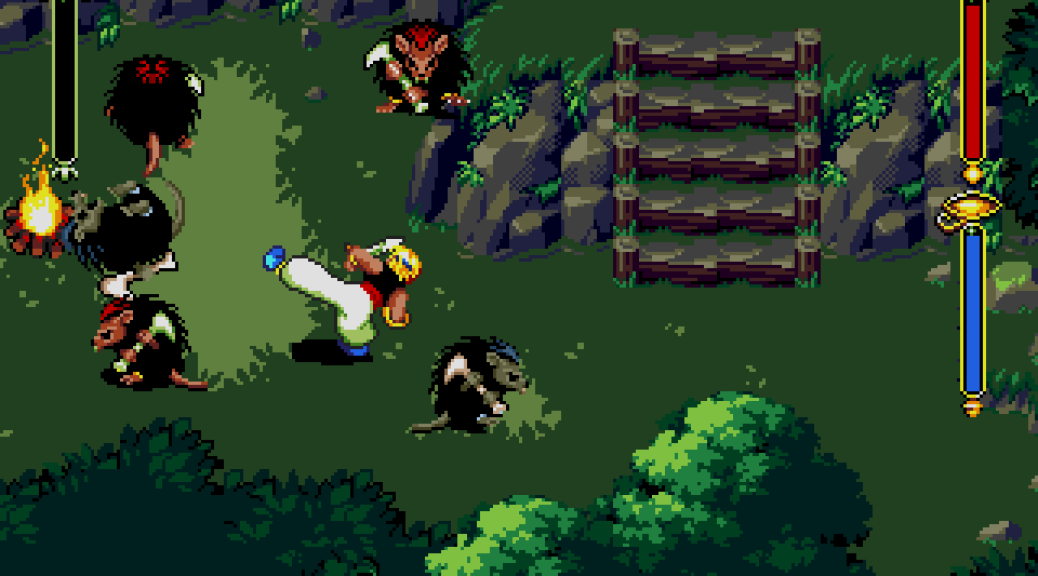 Beyond Oasis game screenshot